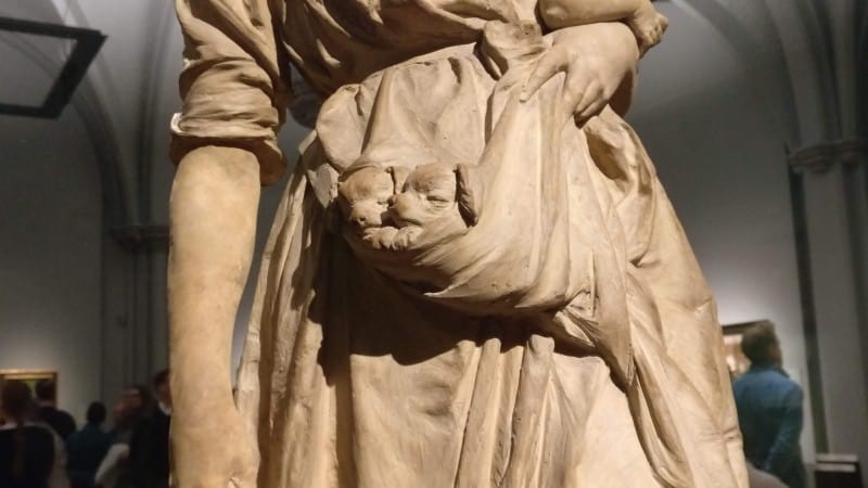 オランダ・アムステルダム国立美術館の優れた彫刻・工芸、船の部屋を