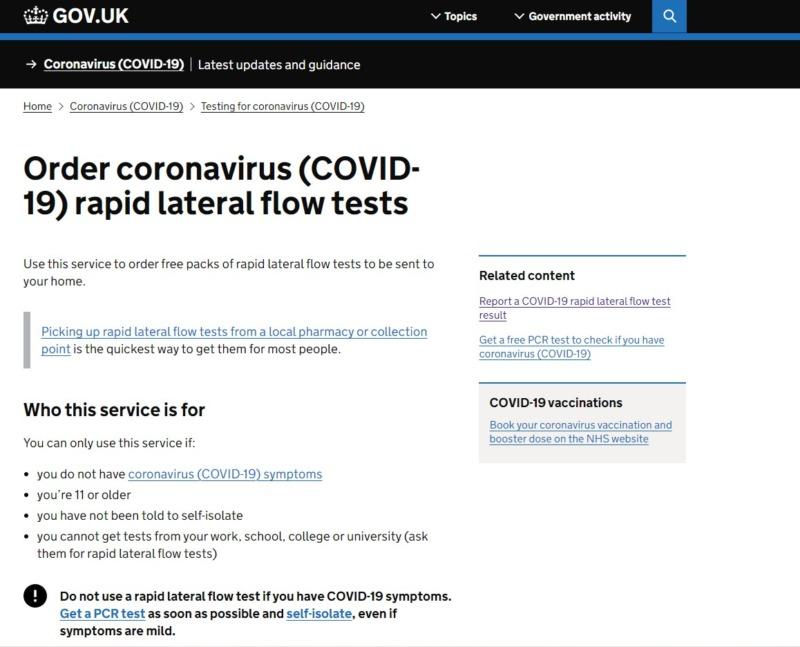 イギリスの新型コロナ用自宅検査キット ラテラルフローテスト を紹介する 実際の使用例 ウツミチ ロンドン暮らし